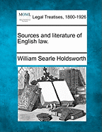 Sources and literature of English law