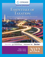 South-Western Federal Taxation 2022: Essentials of Taxation: Individuals and Business Entities (Intuit Proconnect Tax Online & RIA Checkpoint, 1 Term Printed Access Card)