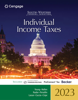 South-Western Federal Taxation 2023: Individual Income Taxes (Intuit ProConnect Tax Online & RIA Checkpoint 1 term Printed Access Card) - Lassar, Sharon, and Young, James, and Nellen, Annette