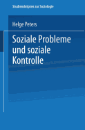 Soziale Probleme Und Soziale Kontrolle