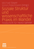 Soziale Struktur Und Wissenschaftliche Praxis Im Wandel: Festschrift Fur Heinz Sahner