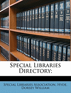 Special Libraries Directory