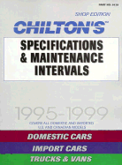 Specif. & Maintenance Intervals 1995-99
