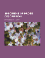 Specimens of prose description