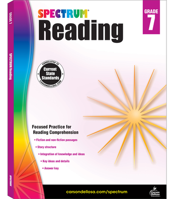 Spectrum Reading G.7 Workbook, Grade 7: Volume 105 - Spectrum (Compiled by)