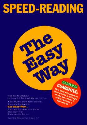 Speed Reading the Easy Way - Berg, Howard S, and Conyers, Marcus A