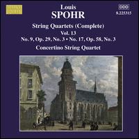 Spohr: Complete String Quartets, Vol. 13 - Concertino String Quartet