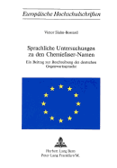 Sprachliche Untersuchungen Zu Den Chemiefaser-Namen: Ein Beitrag Zur Beschreibung Der Deutschen Gegenwartssprache