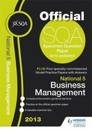 SQA Specimen Paper National 5 Business Management and Model Papers