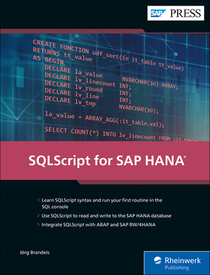 SQLScript for SAP HANA - Brandeis, Jorg