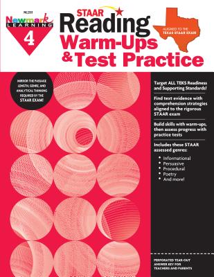 Staar: Reading Warm Ups and Test Practice G4 Workbook - Pippin, Jessica, and Fall, Brandon