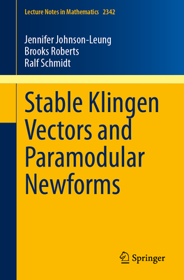 Stable Klingen Vectors and Paramodular Newforms - Johnson-Leung, Jennifer, and Roberts, Brooks, and Schmidt, Ralf