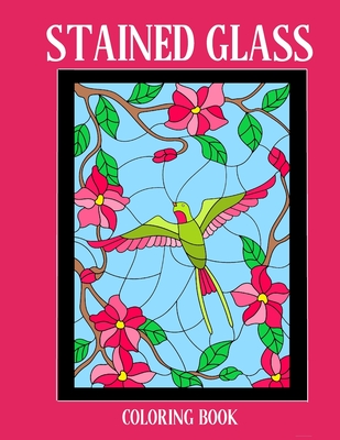 Stained Glass Coloring Book: Stress Relieving Designs for Kids and Adults - Nine Muses
