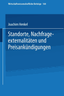 Standorte, Nachfrageexternalitaten Und Preisankundigungen