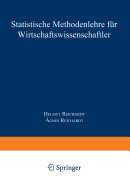 Statistische Methodenlehre Fur Wirtschaftswissenschaftler