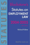 Statutes on Employment Law 2004-2005