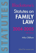 Statutes on Family Law 2004-2005
