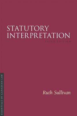 Statutory Interpretation 3/E - Sullivan, Ruth
