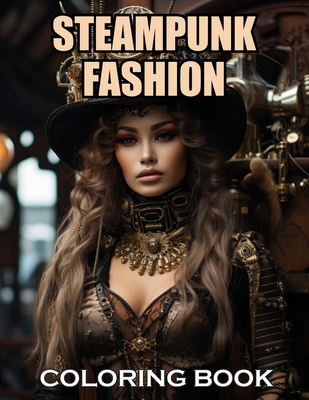 Steampunk Fashion Coloring Book: 100+ Coloring Pages of Awe-inspiring for Stress Relief and Relaxation - Henry, Ronald