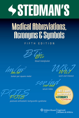 Stedman's Medical Abbreviations, Acronyms & Symbols - Stedman's