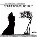 Stimme der Sehnsucht: Lieder by Pfitzner, Strauss and Mahler