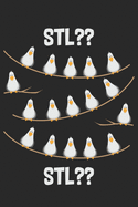 STL STL: Notizbuch, Skizzenbuch, Planer oder Konstruktionsbuch in 6x9 Zoll (ca A5) perfekt f?r alle G-Code-Fans, 3D-Modell Designer, 3D-Druck-Fans und f?r CNC-Dreher. Zum planen von Projekten und zum festhalten von Ideen!