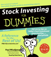 Stock Investing for Dummies - Mladjenovic, Paul, and Barry, Brett (Read by)