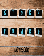 Storyboard Notebook: 1:1.85 - 4 Panels with Narration Lines for Storyboard Sketchbook ideal for filmmakers, advertisers, animators, notebook, storyboard drawings