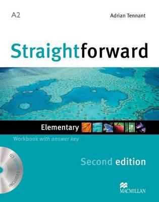 Straightforward 2nd Edition Elementary Level Workbook with key & CD - Tennant, Adrian