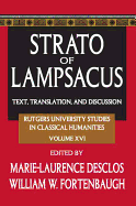 Strato of Lampsacus: Text, Translation and Discussion
