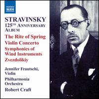 Stravinsky 125th Anniversary Album - Jennifer Frautschi (violin); Twentieth Century Classics Ensemble; Gregg Smith Singers (choir, chorus); Robert Craft (conductor)