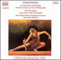 Stravinsky: Le sacre du printemps; Jeu de cartes - BRTN Philharmonic Orchestra; Alexander Rahbari (conductor)