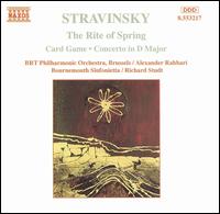 Stravinsky: The Rite of Spring; Card Game; Concerto in D major - Richard Studt (violin)