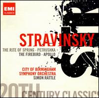 Stravinsky: The Rite of Spring; Petrushka; The Firebird; Apollo - Peter Donohoe (piano); City of Birmingham Symphony Orchestra; Simon Rattle (conductor)