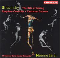 Stravinsky: The Rite of Spring; Requiem Cantciles; Canticum Sacrum - Frieder Lang (tenor); Michel Brodard (bass); Raynal Malsam (bassoon); Lausanne Pro Arte Chorus (choir, chorus);...
