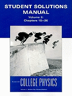 Student Solutions Manual: Essential College Physics, Volume 2: Chapters 15-26