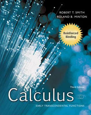 Student Solutions Manual for Calculus: Early Transcendental Functions - Smith, Robert T, and Minton, Roland