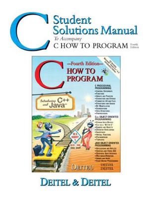 Student Solutions Manual - Deitel, Paul J.