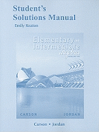 Student's Solutions Manual: Elementary and Intermediate Algebra