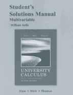 Student's Solutions Manual for University Calculus: Early Transcendentals, Multivariable