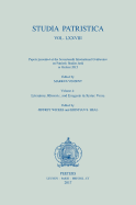 Studia Patristica. Vol. LXXVIII - Papers presented at the Seventeenth International Conference on Patristic Studies held in Oxford 2015: Volume 4: Literature, Rhetoric, and Exegesis in Syriac Verse