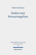 Studien Zum Petrusevangelium