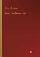 Studies From Genoese History