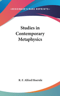 Studies in Contemporary Metaphysics
