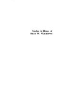 Studies in Honor of Bruce W. Wardropper - Fox, Dian (Editor), and Horst, R Ter (Editor), and Sieber, Harry, Professor (Editor)