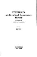 Studies in Medieval and Renaissance History