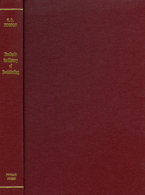 Studies in the History of Bookbinding: Selected Studies - Hobson, Gd