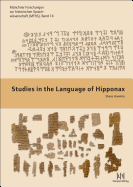 Studies in the Language of Hipponax - Hawkins, Shane