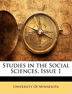 Studies in the Social Sciences, Issue 1