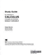 Study Guide for Stewart S Single Variable Calculus: Concepts and Contexts, Single Variable
